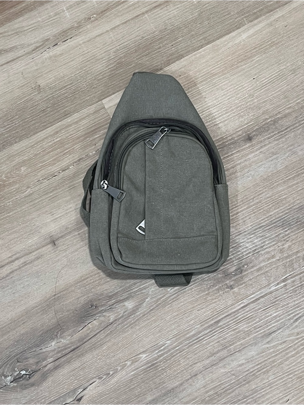 Olive Green Crossbody Sling Bag